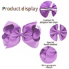 image:imageOaoleer 8PCS Hair Bows for Girls Green Grosgrain Ribbon Boutique Bow Alligator Clips Hair Accessories for Toddlers Little Girls Kids 8inch 6inch 45inch 3inch in PairPurple