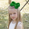 image:imageOaoleer 8PCS Hair Bows for Girls Green Grosgrain Ribbon Boutique Bow Alligator Clips Hair Accessories for Toddlers Little Girls Kids 8inch 6inch 45inch 3inch in PairGreen