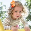 image:imageOaoleer 8PCS Hair Bows for Girls Green Grosgrain Ribbon Boutique Bow Alligator Clips Hair Accessories for Toddlers Little Girls Kids 8inch 6inch 45inch 3inch in PairOrange