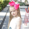 image:imageOaoleer 8PCS Hair Bows for Girls Green Grosgrain Ribbon Boutique Bow Alligator Clips Hair Accessories for Toddlers Little Girls Kids 8inch 6inch 45inch 3inch in PairHot Pink