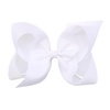 image:imageOaoleer 8PCS Hair Bows for Girls Green Grosgrain Ribbon Boutique Bow Alligator Clips Hair Accessories for Toddlers Little Girls Kids 8inch 6inch 45inch 3inch in PairWhite