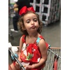 image:imageOaoleer 8PCS Hair Bows for Girls Green Grosgrain Ribbon Boutique Bow Alligator Clips Hair Accessories for Toddlers Little Girls Kids 8inch 6inch 45inch 3inch in PairRed