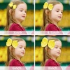 image:imageOaoleer 8PCS Hair Bows for Girls Green Grosgrain Ribbon Boutique Bow Alligator Clips Hair Accessories for Toddlers Little Girls Kids 8inch 6inch 45inch 3inch in PairYellow