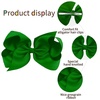 image:imageOaoleer 8PCS Hair Bows for Girls Green Grosgrain Ribbon Boutique Bow Alligator Clips Hair Accessories for Toddlers Little Girls Kids 8inch 6inch 45inch 3inch in PairGreen