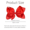 image:imageOaoleer 8PCS Hair Bows for Girls Green Grosgrain Ribbon Boutique Bow Alligator Clips Hair Accessories for Toddlers Little Girls Kids 8inch 6inch 45inch 3inch in PairRed