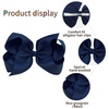 image:imageOaoleer 8PCS Hair Bows for Girls Green Grosgrain Ribbon Boutique Bow Alligator Clips Hair Accessories for Toddlers Little Girls Kids 8inch 6inch 45inch 3inch in PairNavy Blue