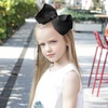 image:imageOaoleer 8PCS Hair Bows for Girls Green Grosgrain Ribbon Boutique Bow Alligator Clips Hair Accessories for Toddlers Little Girls Kids 8inch 6inch 45inch 3inch in PairBlack