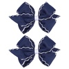 image:imageOAOLEER 5 2PCS Hair Bows for Girls Purple Grosgrain Ribbon Bows Hair Alligator Clips Hair Accessories for Girls Infants Toddlers Kids Teens Children PurpleNavy
