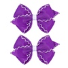 image:imageOAOLEER 5 2PCS Hair Bows for Girls Purple Grosgrain Ribbon Bows Hair Alligator Clips Hair Accessories for Girls Infants Toddlers Kids Teens Children PurplePurple