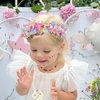 image:imageOAOLEER Headband for Girls Flower Girl HeadpieceFlower Butterfly Headbands Floral Hair Bands Non Slip Hoops Accessories for Girls Toddlers Kids Teens Children