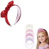 image:imageOAOLEER 4 PCS Princess Crown Headbands for Girls Glitter Head bandRhinestone Tulle Hairbands for Girls Toddler Tiara Crown Hair Accessories for Birthday Party Proms