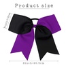image:image16PCS 8 Large Cheer Hair Bows Ponytail Holder Elastic Band Handmade for Cheerleading Teen Girls College Sports Royal blueRed 1 Count Pack of 16BlackPurple