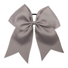 image:image16PCS 8 Large Cheer Hair Bows Ponytail Holder Elastic Band Handmade for Cheerleading Teen Girls College Sports Royal blueRed 1 Count Pack of 16Gray