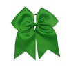image:image16PCS 8 Large Cheer Hair Bows Ponytail Holder Elastic Band Handmade for Cheerleading Teen Girls College Sports Royal blueRed 1 Count Pack of 16Green