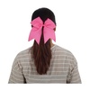 image:image16PCS 8 Large Cheer Hair Bows Ponytail Holder Elastic Band Handmade for Cheerleading Teen Girls College Sports Royal blueRed 1 Count Pack of 16Hot Pink