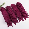 image:image16PCS 8 Large Cheer Hair Bows Ponytail Holder Elastic Band Handmade for Cheerleading Teen Girls College Sports Royal blueRed 1 Count Pack of 16Maroon