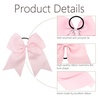 image:image16PCS 8 Large Cheer Hair Bows Ponytail Holder Elastic Band Handmade for Cheerleading Teen Girls College Sports Royal blueRed 1 Count Pack of 16Pink