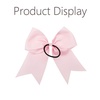 image:image16PCS 8 Large Cheer Hair Bows Ponytail Holder Elastic Band Handmade for Cheerleading Teen Girls College Sports Royal blueRed 1 Count Pack of 16Pink
