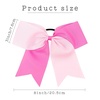 image:image16PCS 8 Large Cheer Hair Bows Ponytail Holder Elastic Band Handmade for Cheerleading Teen Girls College Sports Royal blueRed 1 Count Pack of 16PinkHot Pink