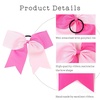 image:image16PCS 8 Large Cheer Hair Bows Ponytail Holder Elastic Band Handmade for Cheerleading Teen Girls College Sports Royal blueRed 1 Count Pack of 16PinkHot Pink