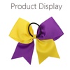 image:image16PCS 8 Large Cheer Hair Bows Ponytail Holder Elastic Band Handmade for Cheerleading Teen Girls College Sports Royal blueRed 1 Count Pack of 16PurpleGold
