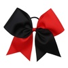image:image16PCS 8 Large Cheer Hair Bows Ponytail Holder Elastic Band Handmade for Cheerleading Teen Girls College Sports Royal blueRed 1 Count Pack of 16RedBlack
