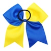 image:image16PCS 8 Large Cheer Hair Bows Ponytail Holder Elastic Band Handmade for Cheerleading Teen Girls College Sports Royal blueRed 1 Count Pack of 16Royal BlueYellow