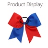 image:image16PCS 8 Large Cheer Hair Bows Ponytail Holder Elastic Band Handmade for Cheerleading Teen Girls College Sports Royal blueRed 1 Count Pack of 16Royal blueRed
