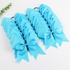 image:image16PCS 8 Large Cheer Hair Bows Ponytail Holder Elastic Band Handmade for Cheerleading Teen Girls College Sports Royal blueRed 1 Count Pack of 16Sky Blue