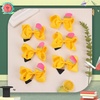 image:imageBack to School Pencil Hair Bows Oaoleer 6PCS Grosgrain Ribbon Yellow Decorations for Girls Toddlers Kids Grades K5Pencil Hair Bows Clips