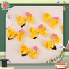 image:imageBack to School Pencil Hair Bows Oaoleer 6PCS Grosgrain Ribbon Yellow Decorations for Girls Toddlers Kids Grades K5Pencil Hair Bows Clips