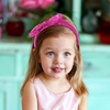 image:imageOAOLEER 1 PCS Sequin Headbands for Girls Rainbow Knotted Headband Sparkly Hair Bands Back to School Gifts Hot PinkHot Pink