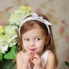image:imageOAOLEER 1 PCS Sequin Headbands for Girls Rainbow Knotted Headband Sparkly Hair Bands Back to School Gifts Hot PinkSilver