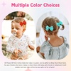 image:imageOaoleer 60pcs Baby Hair Clips 2 Small Baby Girls Fully Lined Hair Bows Hair Pins Tiny Hair Bows Alligator Clips for Baby Girls Infants Toddlers in Pairs Type A60pcsType A60pcs