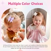 image:imageOaoleer 60pcs Baby Hair Clips 2 Small Baby Girls Fully Lined Hair Bows Hair Pins Tiny Hair Bows Alligator Clips for Baby Girls Infants Toddlers in Pairs Type A60pcsType B60pcs