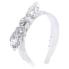 image:imageOAOLEER 1 PCS Sequin Headbands for Girls Rainbow Knotted Headband Sparkly Hair Bands Back to School Gifts Hot PinkSilver